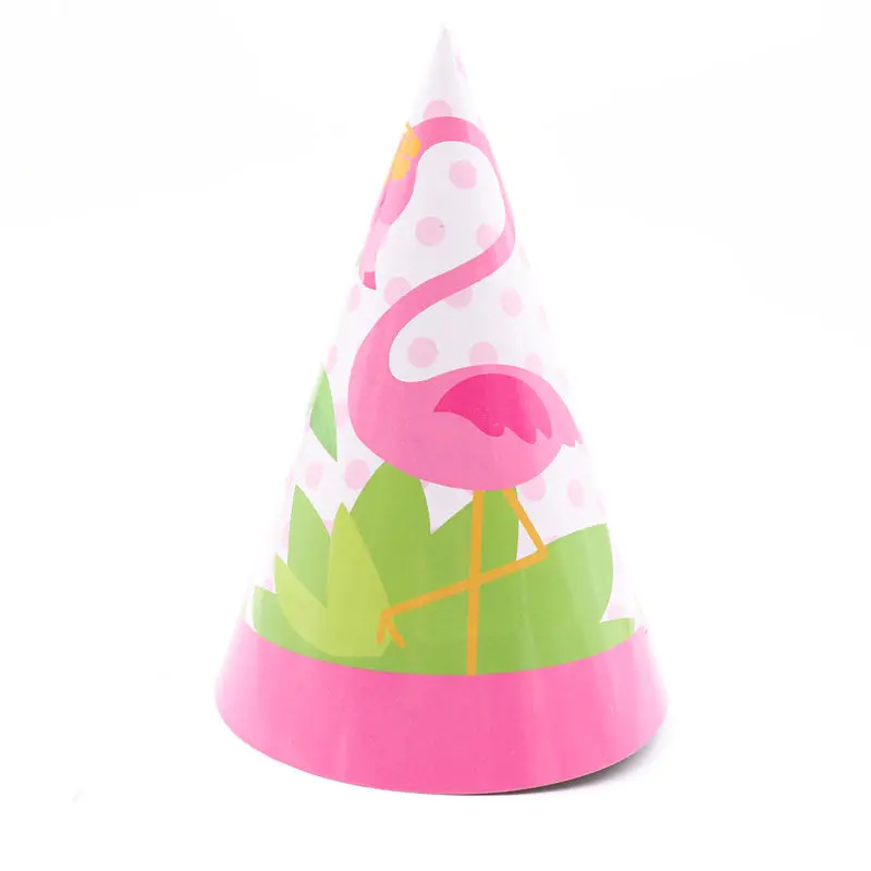 Новое поступление одноразовая посуда набор бумажных тарелок Фламинго украшения