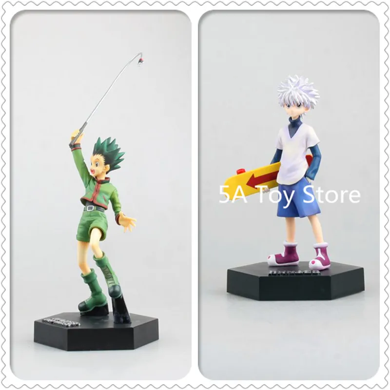 Аниме Охотник X Гон Фрикс Киллуа Золдик ПВХ действие фигура коллекционной модель кукла игрушка 20см розничная коробка.