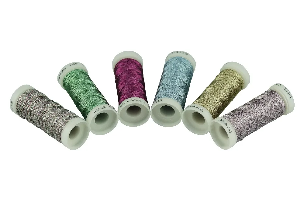 Simthread Metallic Thread Hand kniting Weaving 3 Strands | Дом и сад