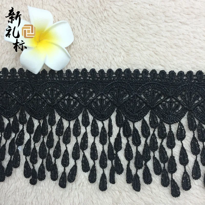 Шарф В взрывном стиле полиэстер тонкая линия код борода 8 см занавес кружева