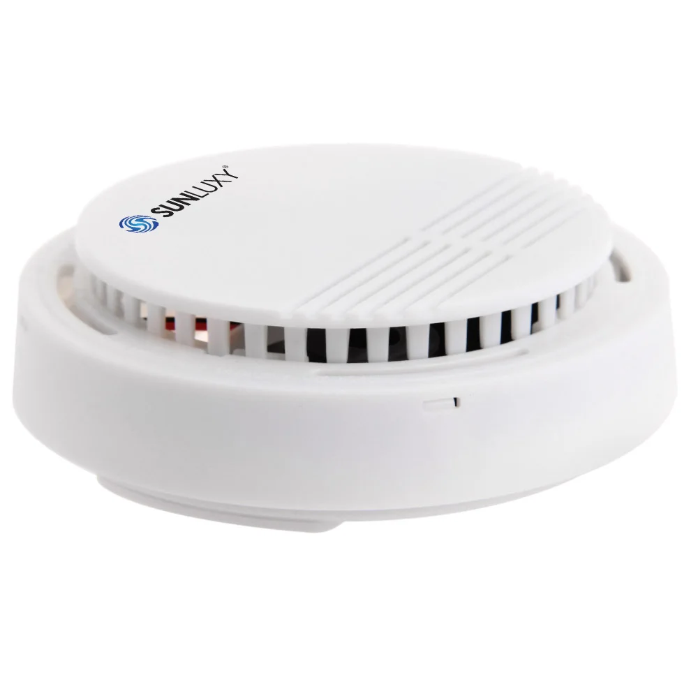 Sunluxy не Беспроводной охранной сигнализации Дым пожарный извещатель 80db охранных