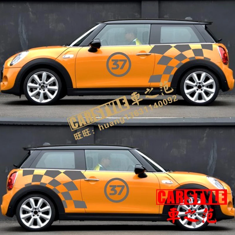 Совершенно новый Oracal стиль стикер кузова автомобиля JCW шаблон для mini cooper F56 R55 R56 R57