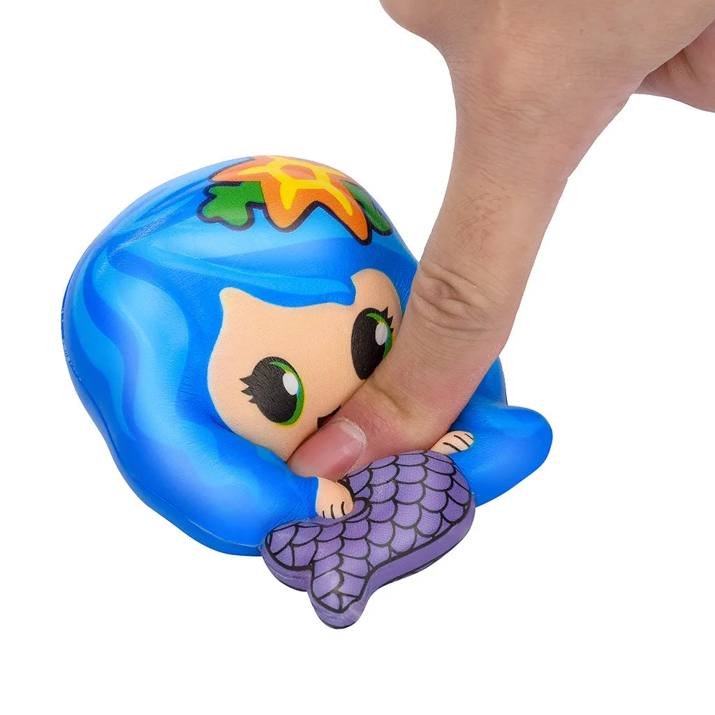 Кавайная мягкая игрушка Русалка мягкая игрушка мягкий медленно поднимающийся крем ароматизированный антистресс Декор подарки мягкая игрушка антистресс