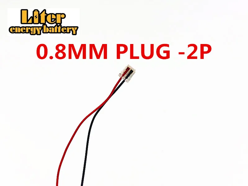 0.8MM PLUG 503456 Литровая энергетическая батарея 3,7 в 1300 мАч 503456 вилка литиевая полимерная аккумуляторная батарея для MP3 MP4 MP5 литиевая полимерная батарея - Цвет: 0.8MM PLUG 503456