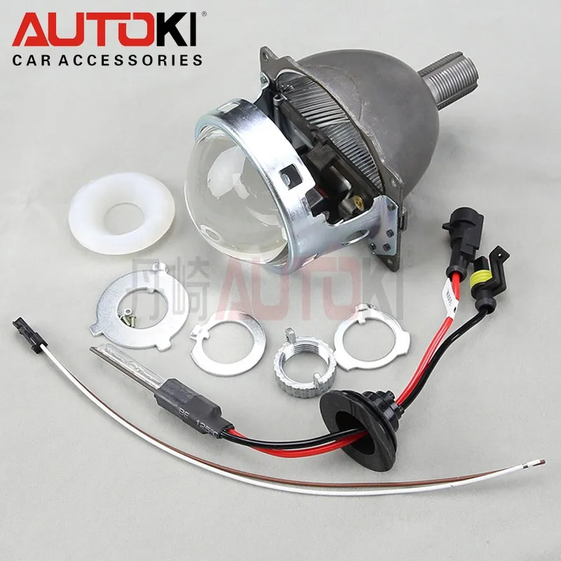 3 дюйма Q5 Koito Bi-xenon HID объектив проектора LHD универсальная быстрая установка+ лампа 4300 K-6000 K