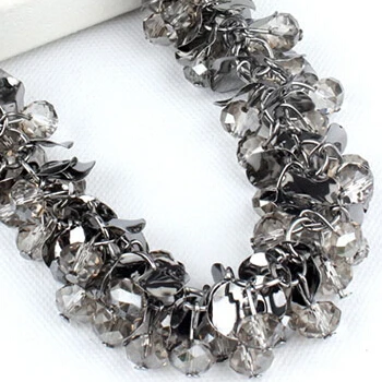 Collier Femme 2019 Fashion Choker Statement Necklaces &amp Pendants for Women Men Jewelry Crsstal Beads Collares bijoux accessories |