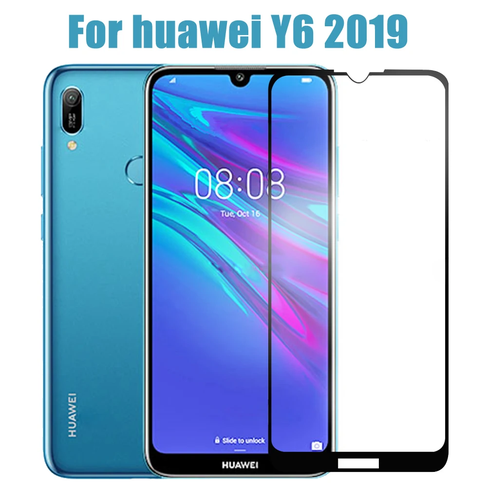 Защитное стекло 9D для Huawei Y6 2019 Защита экрана детской модели Y62019 6 09 закаленная