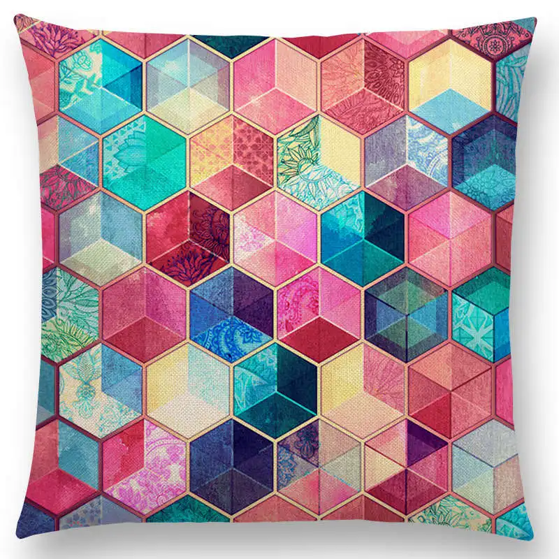 Горячая Распродажа градиентная Радужная Пастельная мароканская Акварельная