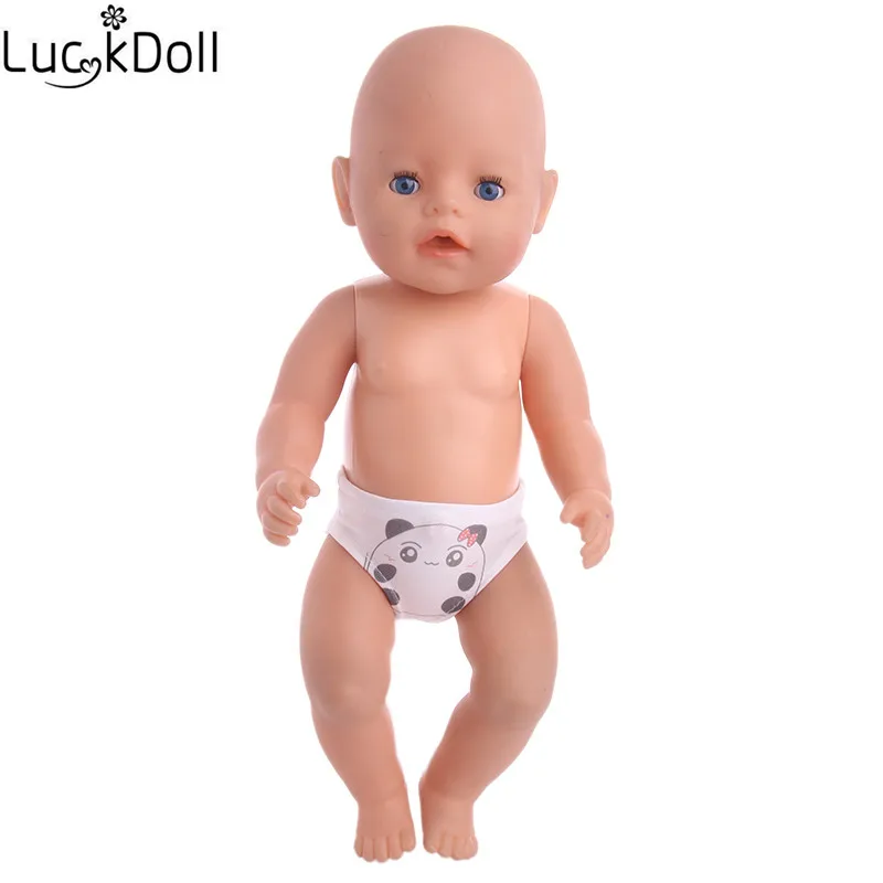 Luckdoll новые кукольные аксессуары мультфильм трусики подходят 43 см кукла, лучший подарок для детей