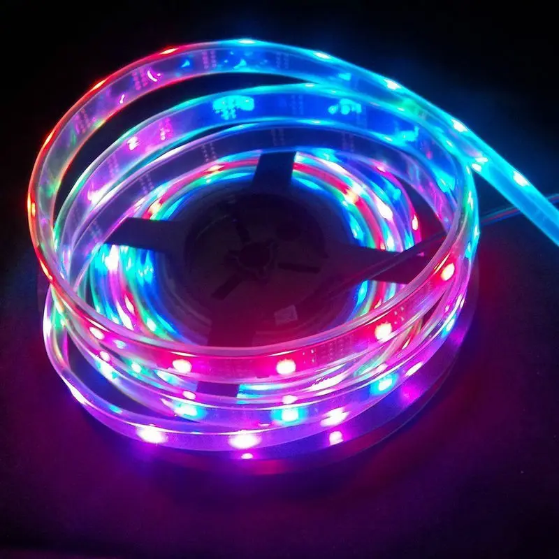 5M DC5V 16.4F WS2801 IC цифровой индивидуально адресуемых RGB светодиодный волшебного сна