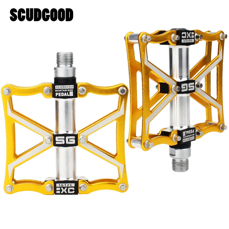 SCUDGOOD велосипедные педали супер широкий Сверхлегкий горный велосипед