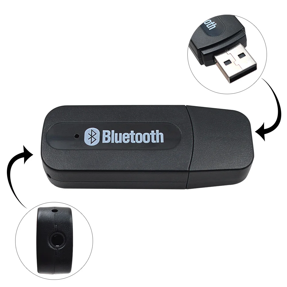 3 5 мм стерео аудио USB Bluetooth автомобильный адаптер AUX комплект беспроводной