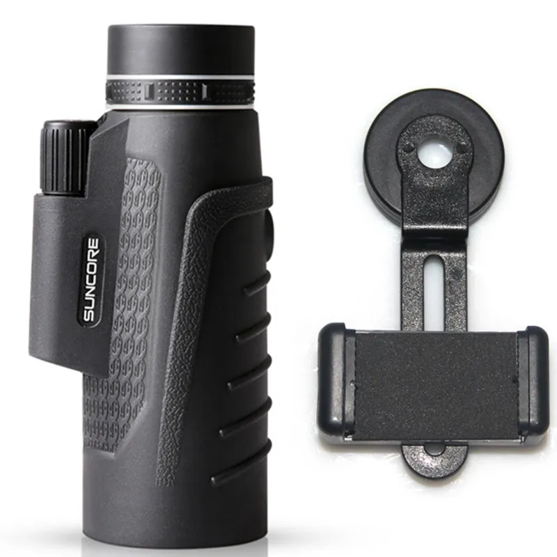 Monocular Clip Высокая мощность 40X60 телескоп Монокуляры светильник ночного видения оптический телескоп Монокуляр охота путешествия Кемпинг Tolls - Color: Monocular Clip