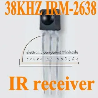 Оптовая продажа 100 шт./лот 38 кГц IRM 2638 ИК приемник головное инфракрасное