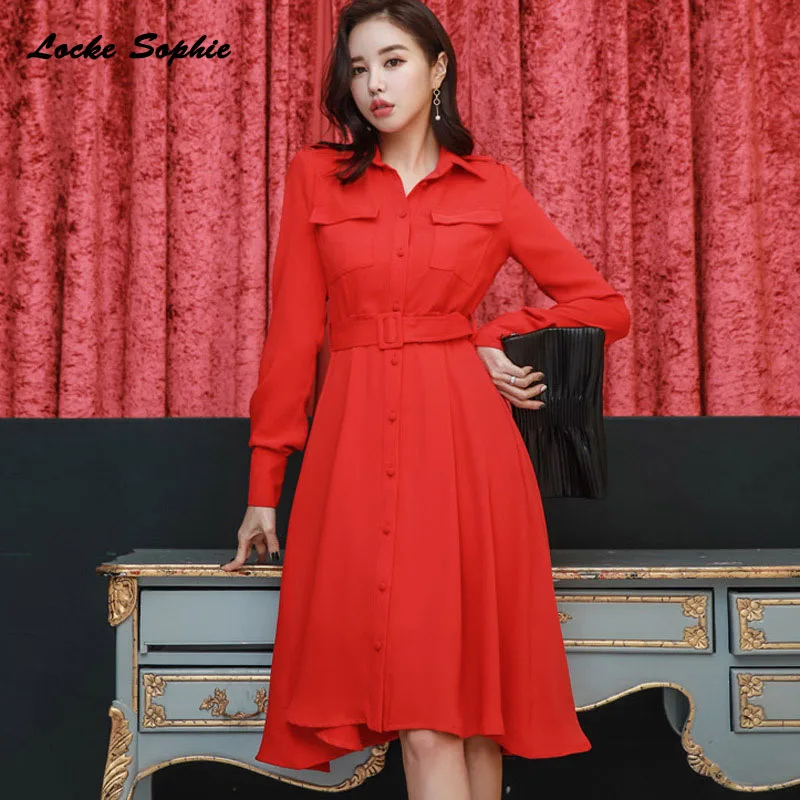 1 шт. женские вечерние платья с высокой талией большие размеры 2019 Осеннее