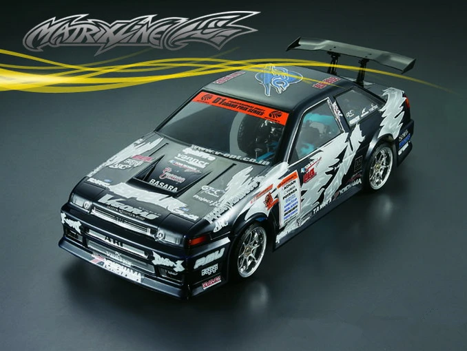 1 Набор AE86 DR86 drift RC PC корпус 195 ширина прозрачный чистый не окрашенный drift корпус RC hsp hpi trax Tamiya