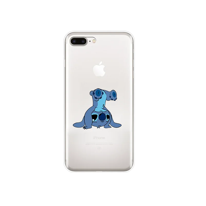 Силиконовый мягкий ТПУ чехол для телефона Disneys Stitch для Apple iPhone X XR XS MAX 7 8 7plus 6 6S Plus 5 5S SE - Color: 922