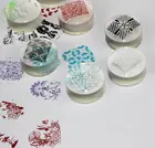 8WMZE01711! Подсказка! Мягкий гелевый силиконовый 1 шт 2,8 см прозрачный Желейный штамп для ногтей, Прозрачная силиконовая головка для дизайна ногтей