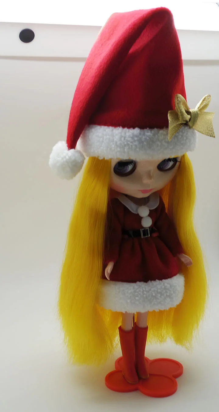 Одежда для куклы blyth 1/6 аксессуары кукол модные рождественские костюмы платье +