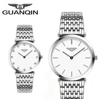 guanqin luxury brand watch women fashion dress quartz watch ladiesl steel ultra thin gold waterproof watches relogio feminino