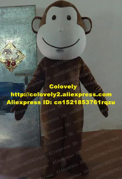 Маскарадный костюм коричневой обезьянки орангутана гориллы шимпанзе мультяшный