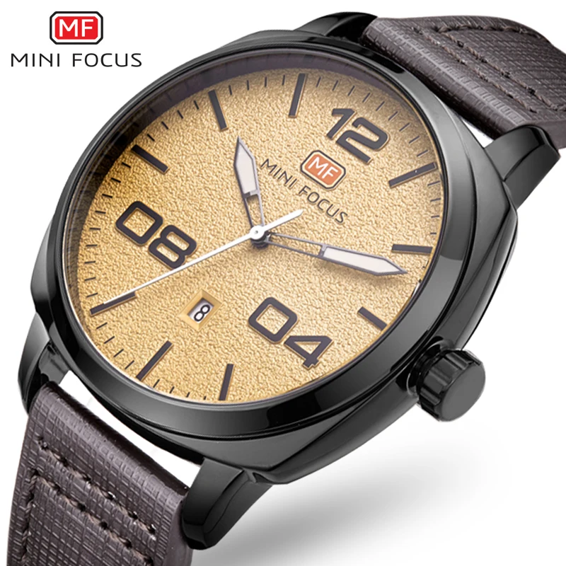 Прямая поставка 2019 модные мужские часы с 3D эффектом потертости повседневные из