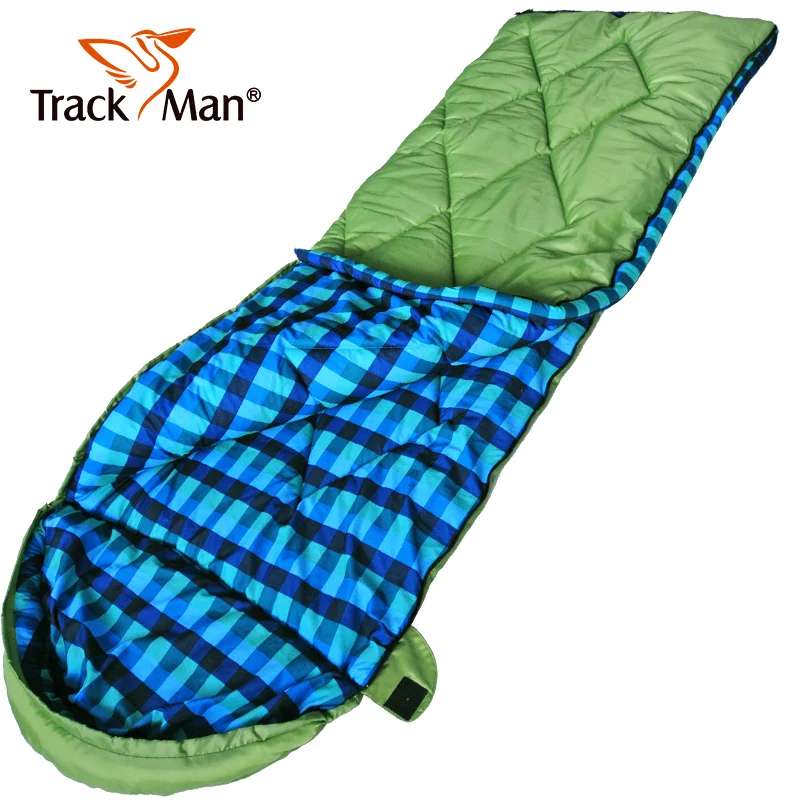 Camping Outdoor Double Sleeping Bag Envelope Spring and Autumn Hiking Portable with Pillow 2.2*0.75M | Спорт и развлечения