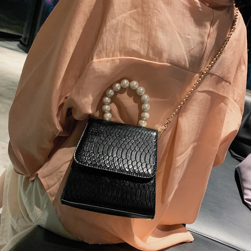 Женская дизайнерская сумка 2019 модная Новая высококачественная жемчужная