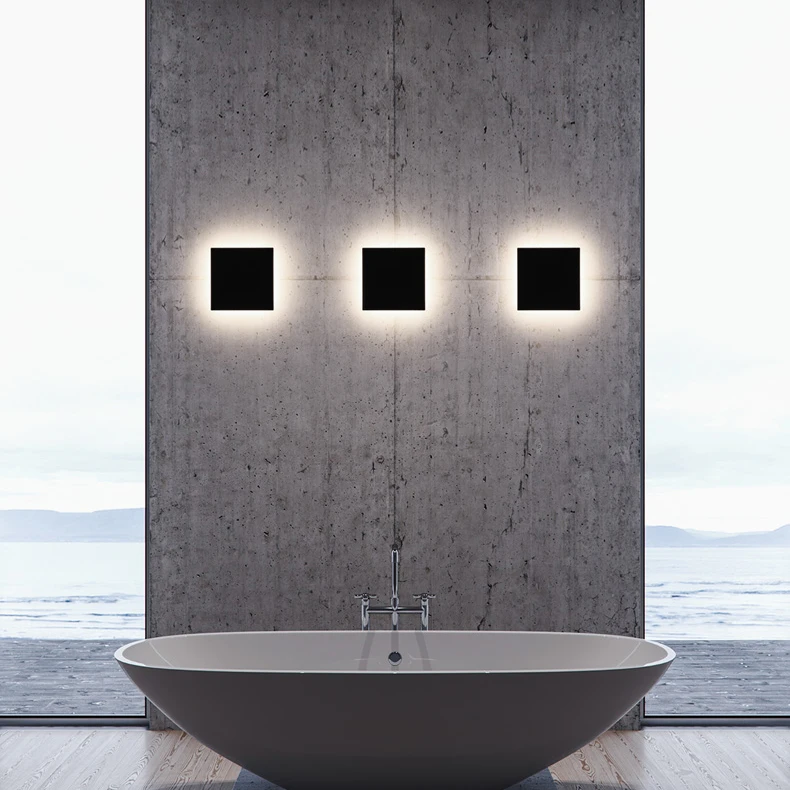 Светодиодный настенный светильник для ванной комнаты современный крыльца