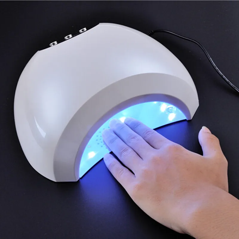 New Auto Sensor 48W Professional UV LED Lamp Nail Dryer Polish Machine Double Light Source for Curing Gel Art Tool | Красота и