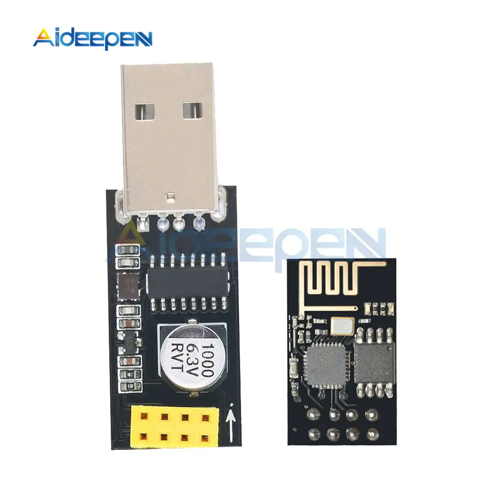 Адаптер программатора ESP01 внешний USB адаптер ESP8266 CH340G для последовательный