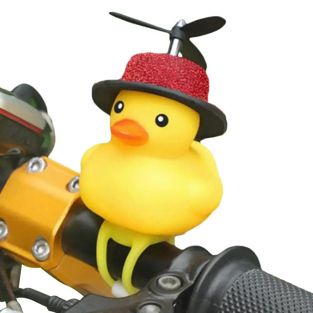 Новинка Мультяшные велосипедные колокольчики для детей блестящая утка с