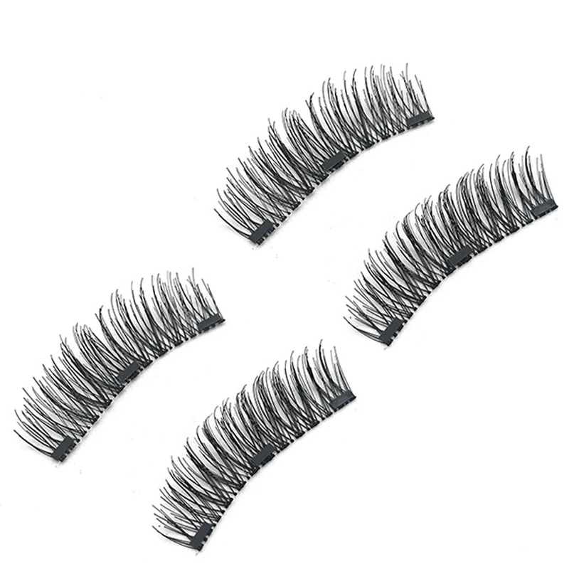 3D Магнитные ресницы с 3 магнитами магнитные натуральные накладные Многоразовые