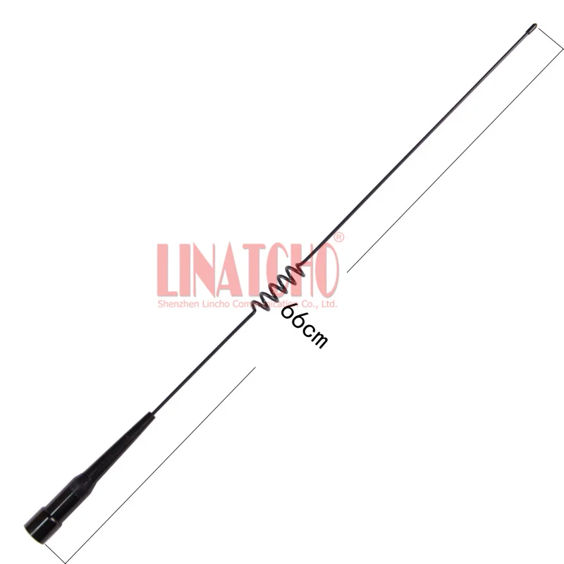 UHF PL259 car two way radio 410MHz black whip spring antenna