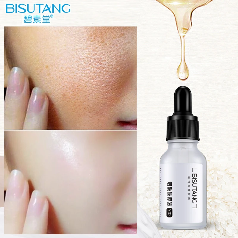 BISUTANG Niacinamide Solution Repair Acne Muscle Fade Marks Shrink Pores Whitening Essence Face Serum | Красота и здоровье