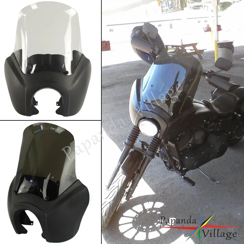 Обтекатель для фар мотоциклов экран Harley Dyna Low Rider Super Glide Street Fat Bob FXR FXD FXS 1987