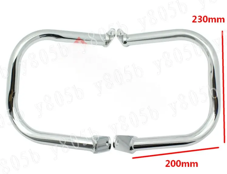 Хромированная металлическая защитная полоса двигателя мотоцикла для Yamaha Vstar 400 650