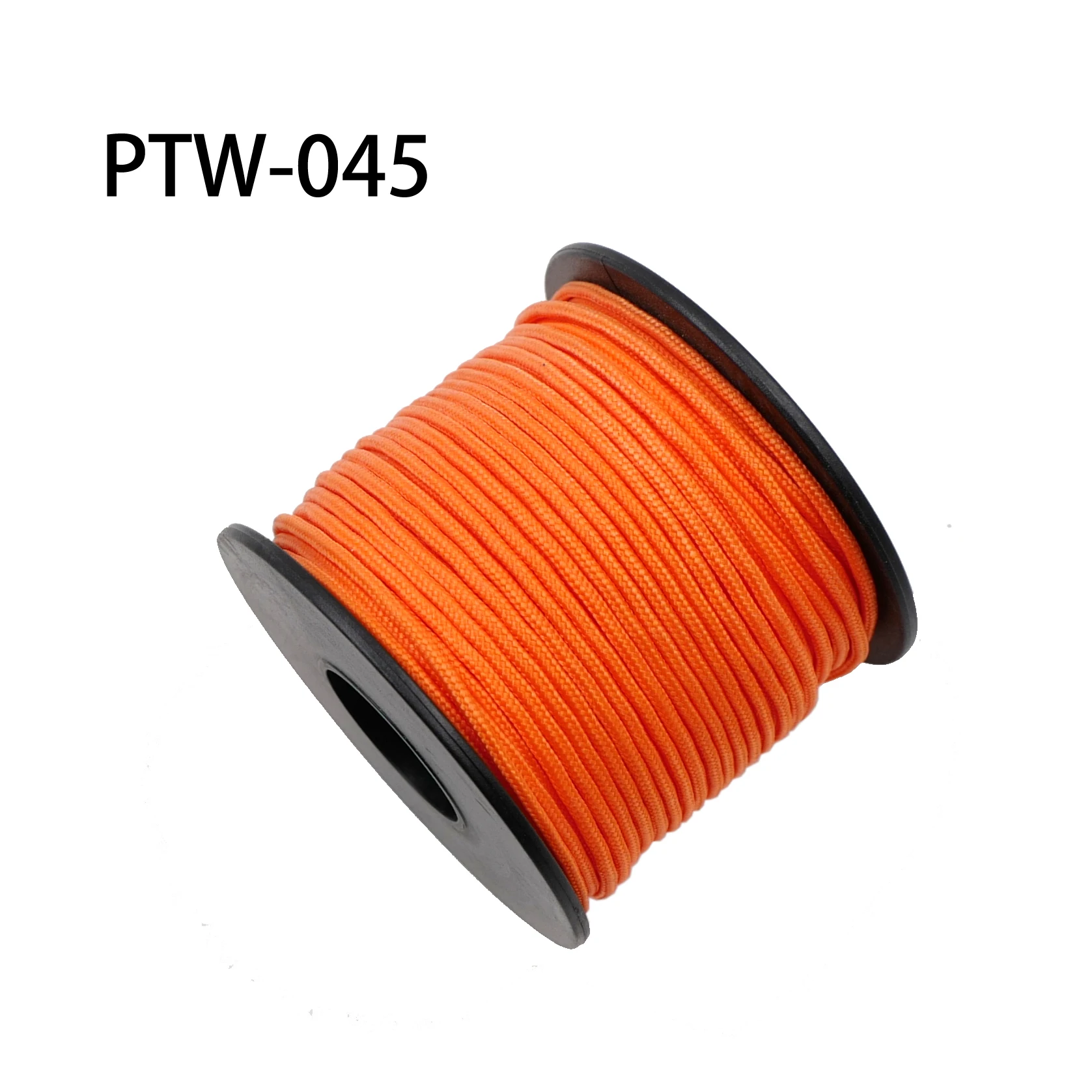 Neon Orange 045 Mil Спецификация Тип I 3 жильный 100 футов(31 м) Открытый выживания парашютный шнур Lanyard Paracord 2 мм Диаметр микро шнур Катушка - Цвет: Neon Orange 045
