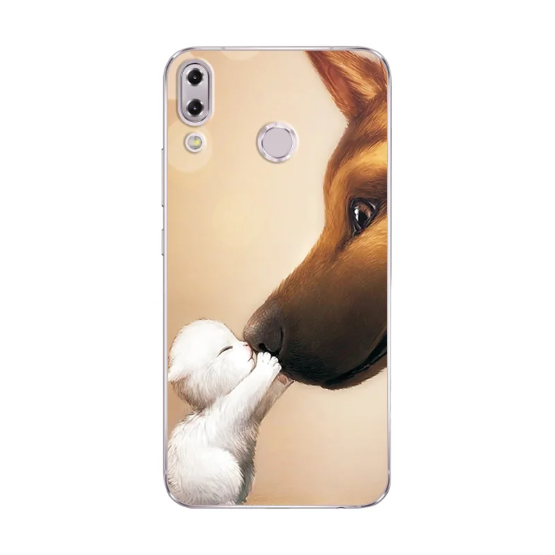 Мягкий чехол для телефона из ТПУ ASUS Zenfone 5 2018 ZE620KL с красочным рисунком новый Чехол