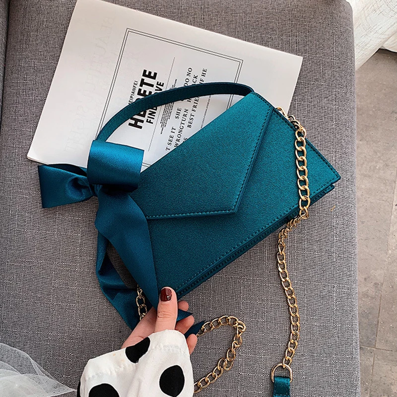 Simple Chain Shoulder Messenger bags Fashion Small Square bag Ladies Crossbody Flap Bag 2019 Casual Wild Handbags | Багаж и сумки