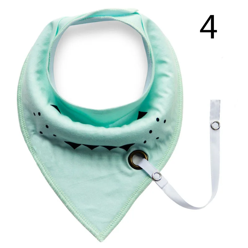 Слюнявчик детский хлопковый с веревкой для кормления новорожденных - купить по