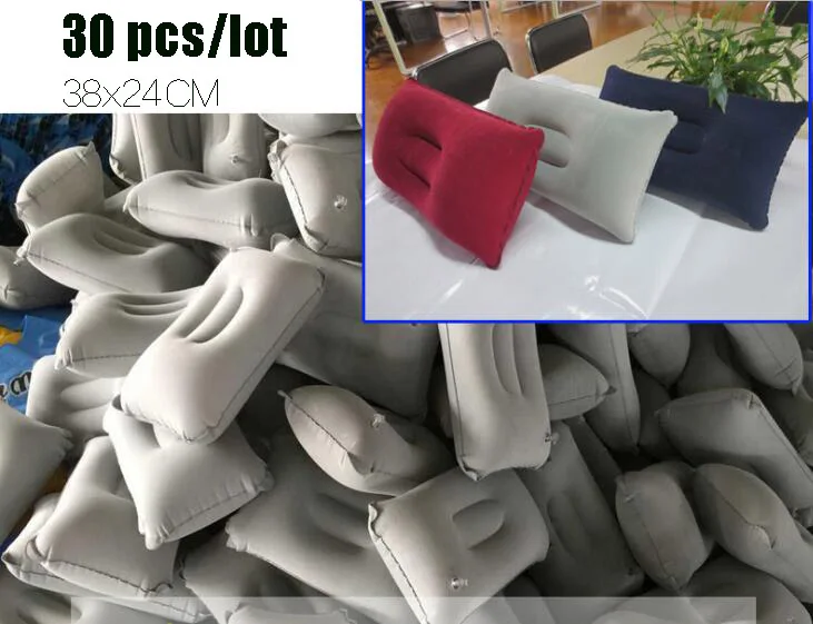 Портативная дорожная мини Подушка 30 шт./лот Ультралегкая двухсторонняя надувная