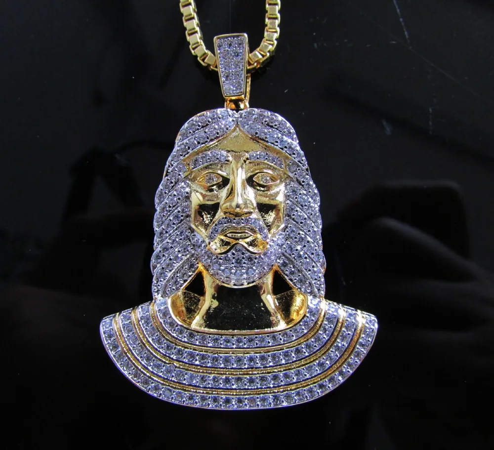 Золотое и белое позолота с PVD Модные мужские ювелирные изделия мужское ожерелье