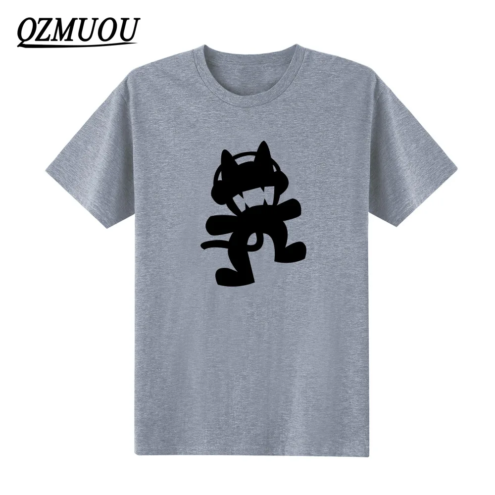 Новинка, летняя футболка с рисунком знаменитого фильма, крутая татуировка, Monstercat, хлопковая Повседневная мужская футболка, мужские топы с круглым вырезом, футболки с коротким рукавом