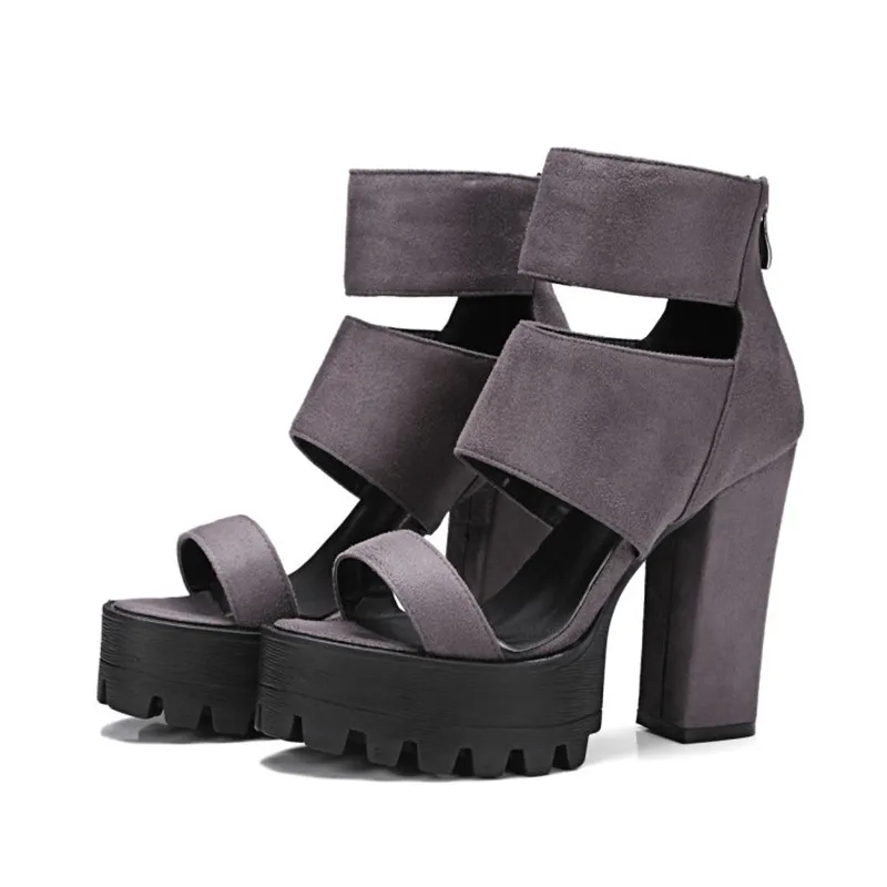 THEMOST на высоком каблуке в римском стиле сандалии водонепроницаемой платформе