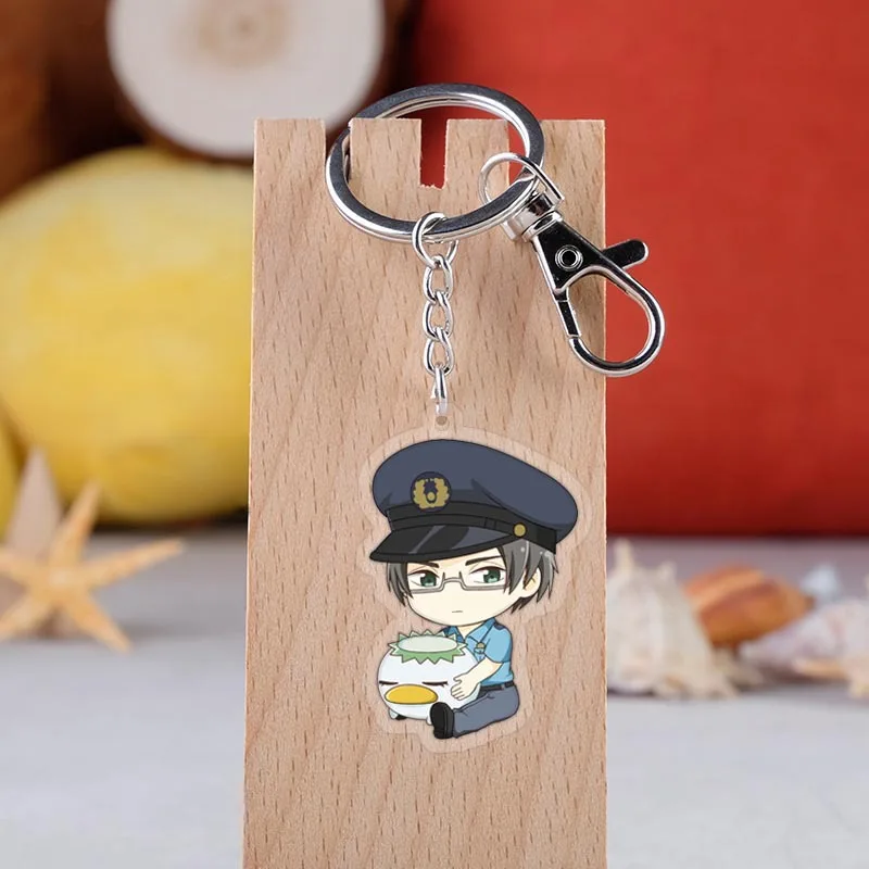 Брелок для ключей в японском стиле модный брелок с героями мультфильмов