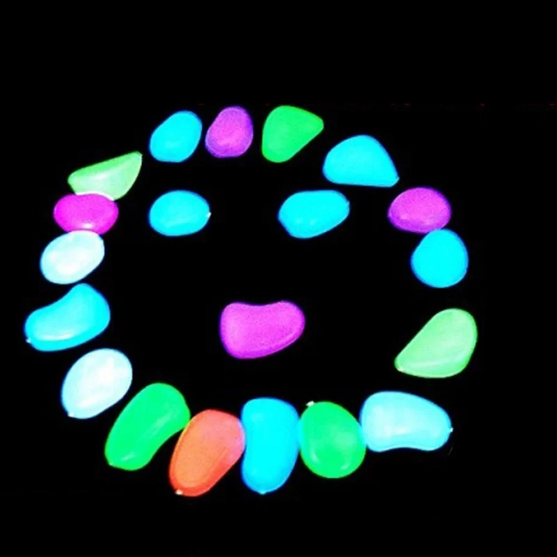 Горячие 10 шт. Красота Рыбки Аквариум ваза украшения Световой Light emitting