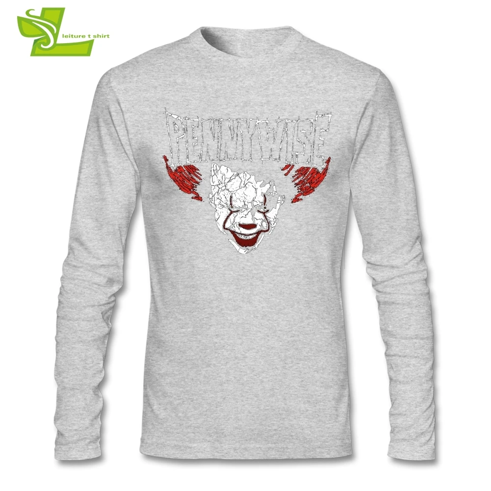 Мужская футболка Pennywise популярная Обычная Удобная для мальчиков с длинным