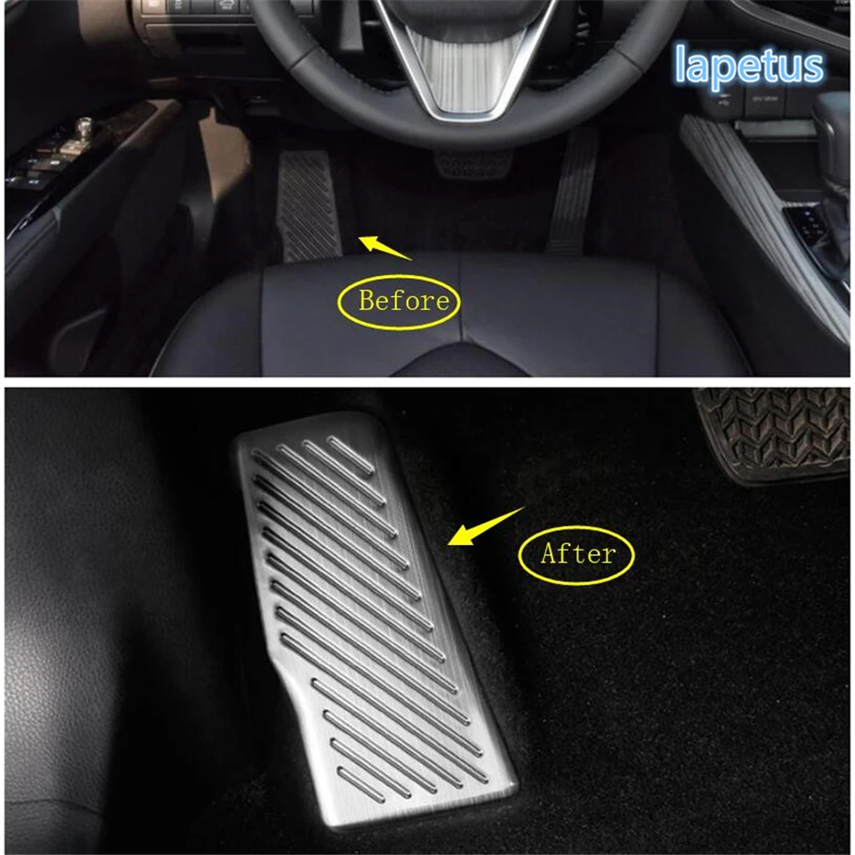 Левая подставка для ног Lapetus декоративная пластина педали Накладка Toyota Camry 2018 2019