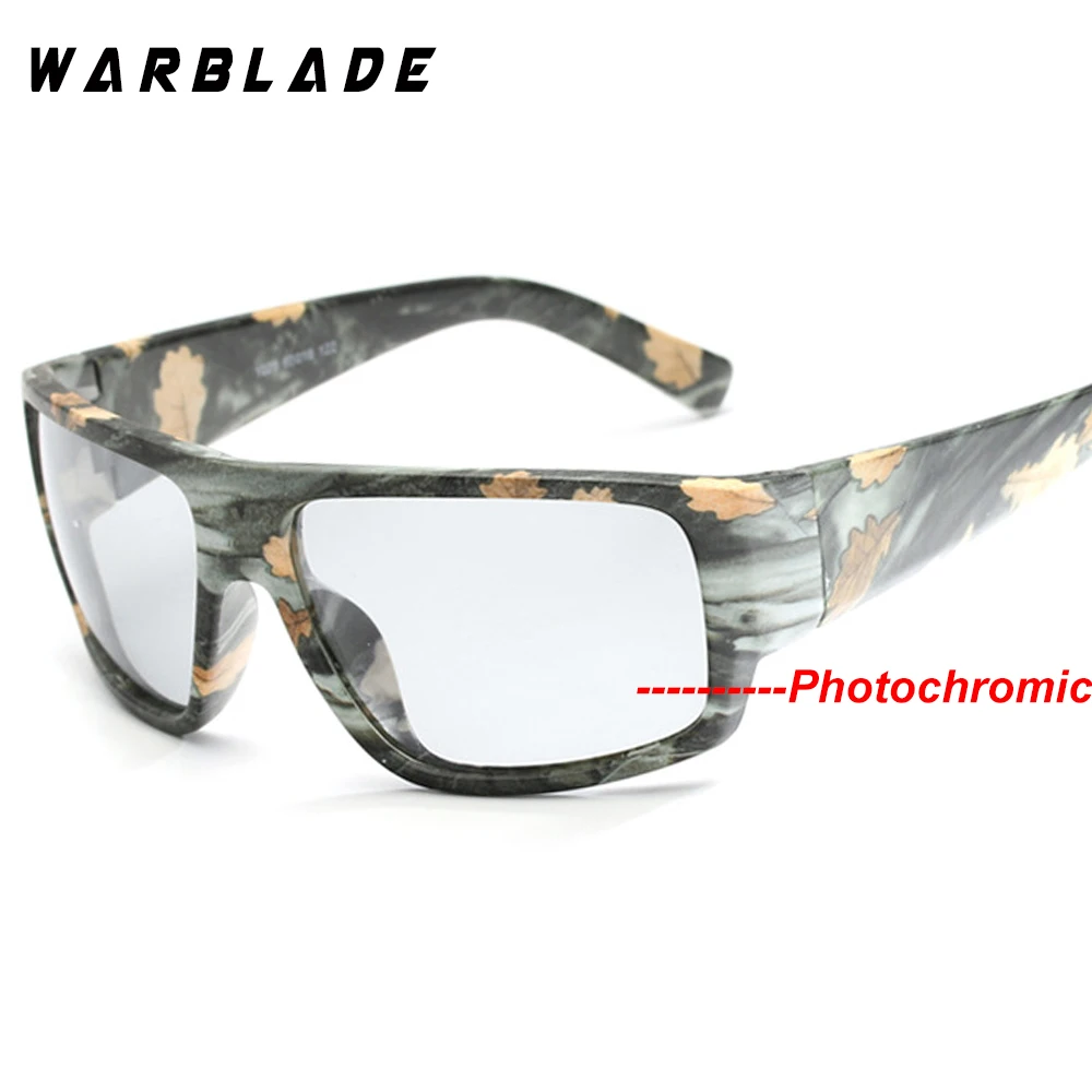 

Photochromic Sunglasses Men Polarized Discoloration HD Goggles Male Anti Glare Driving Glasses Brand Design Eyewear WarBLade